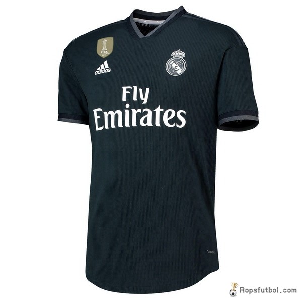 Camiseta Real Madrid Replica Segunda Ropa 2018/19 Negro